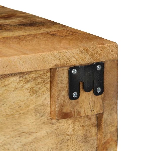 vidaXL Seinä-TV-kaappi 40x30x19 cm Massiivipuuta mango