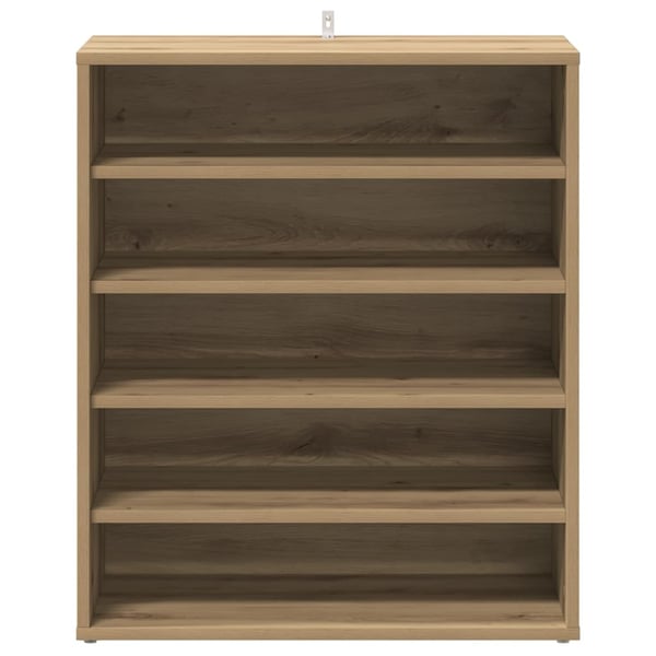 vidaXL Skoskap artisan eik 60x35x70 cm konstruert tre