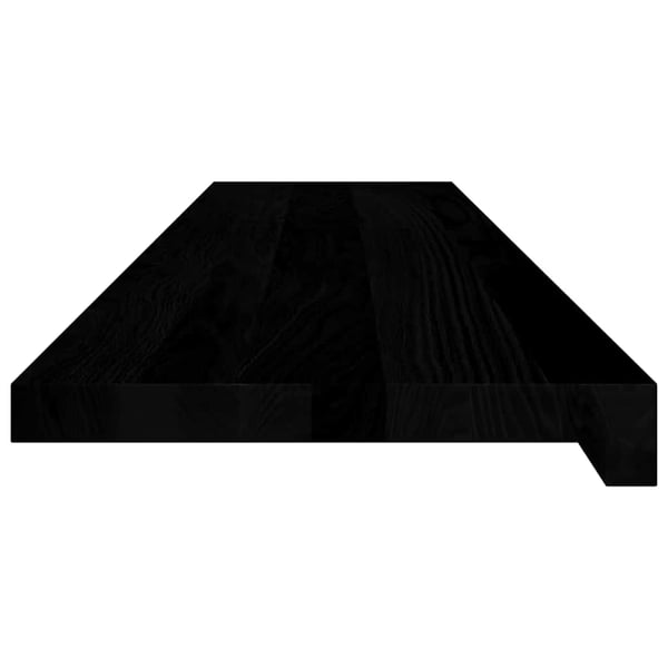 vidaXL Trappetrinn 4 stk mørkebrun 110x30x2 cm heltre eik