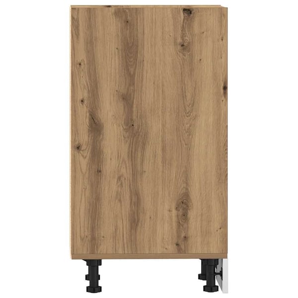 vidaXL Bunnskap "Riga" artisan eik 30x44,5x81,5 cm konstruert tre