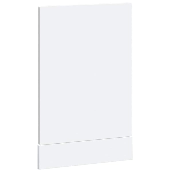 vidaXL Oppvaskmaskin panel Porto hvit 45x1,5x57 cm konstruert tre