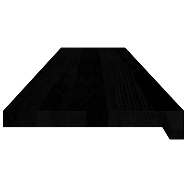 vidaXL Trappetrinn 8 stk mørkebrun 120x30x2 cm heltre eik