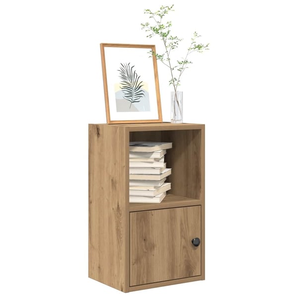 vidaXL Bokhylle artisan eik 31x24x52 cm konstruert tre