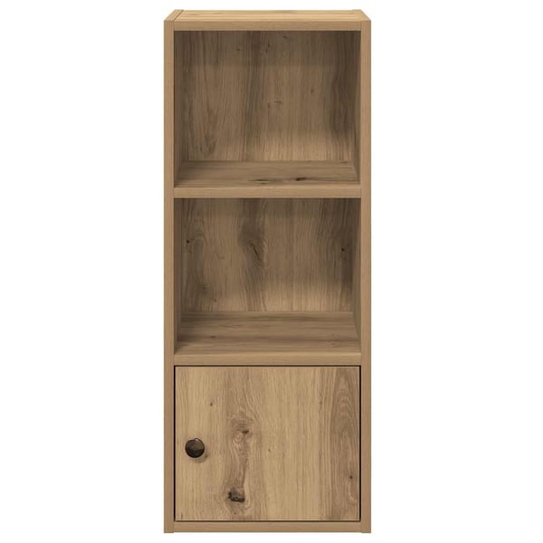 vidaXL bogreol 31x24x77 cm konstrueret træ kunsteg