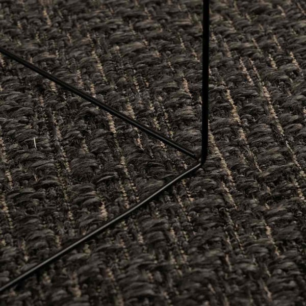 vidaXL gulvtæppe ZIZUR 80x250 cm jute-look indendørs udendørs