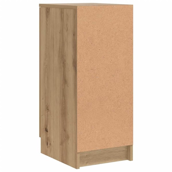 vidaXL Skohylle artisan eik 29,5x35x70 cm konstruert tre