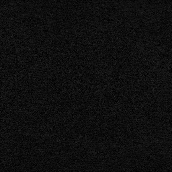 vidaXL Gjestehåndklær FROGN 10 stk svart 30x50 cm 360 gsm