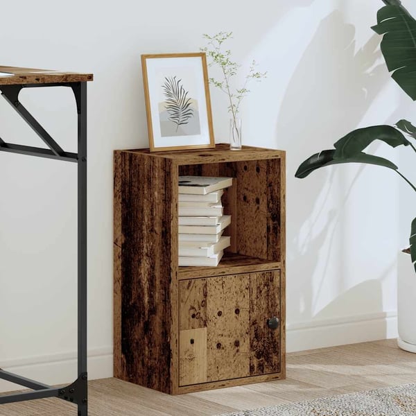 vidaXL Bokhylle gammelt tre 31x24x52 cm konstruert tre
