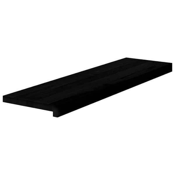 vidaXL Trappetrinn 8 stk mørkebrun 90x25x2 cm heltre eik