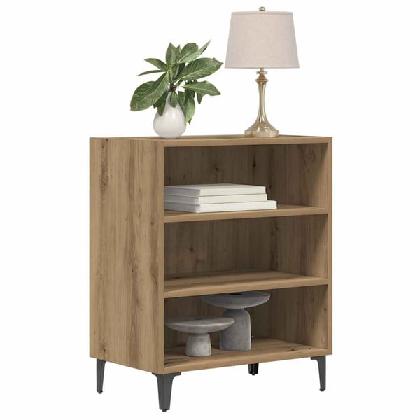 vidaXL skænk 57x35x70 cm konstrueret træ kunsteg