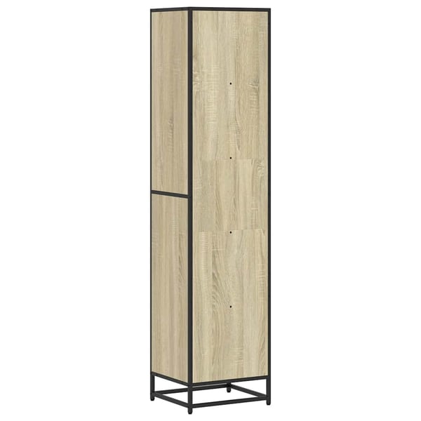 vidaXL Bokhylle sonoma eik 40x35x170,5 cm konstruert tre