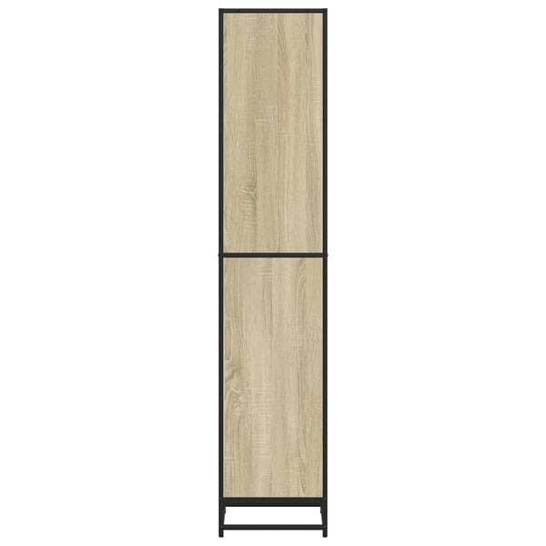 vidaXL Bokhylle sonoma eik 40x35x170,5 cm konstruert tre