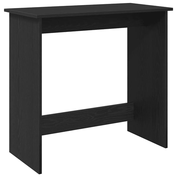 vidaXL skrivebord 80x40x75 cm konstrueret træ sort