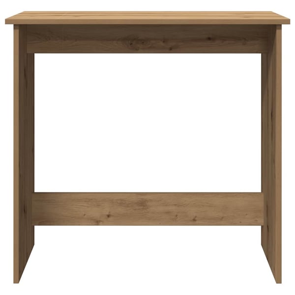 vidaXL skrivebord 80x40x75 cm konstrueret træ kunsteg