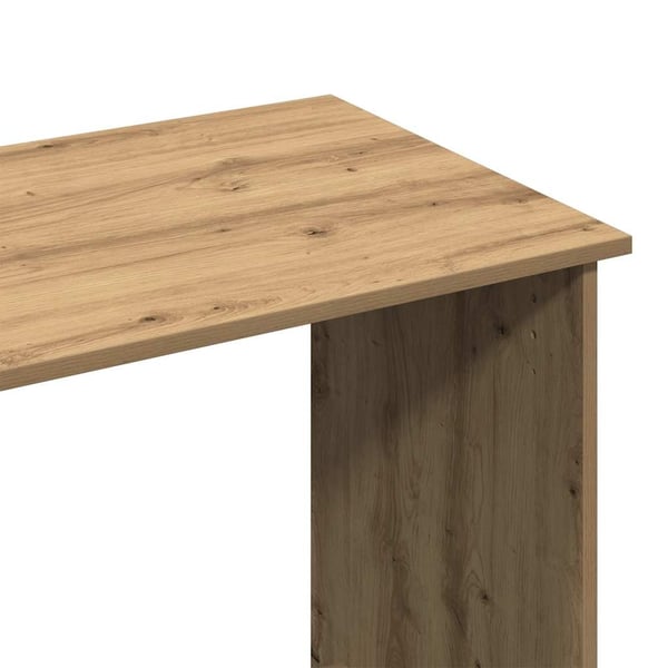vidaXL skrivebord 80x40x75 cm konstrueret træ kunsteg