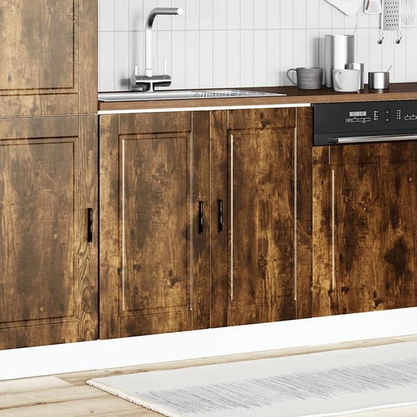 vidaXL Vask underskap Porto røkt eik 80x46x81,5 cm konstruert tre