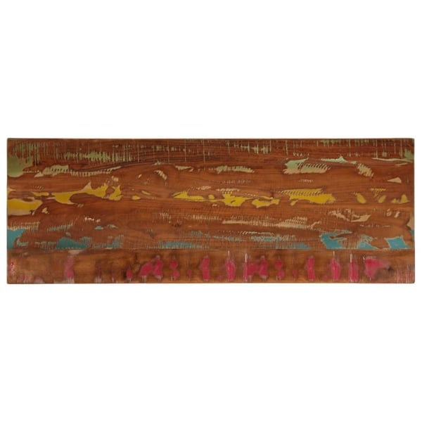 vidaXL bordplade 140x50x2,5 cm rektangulær massivt genbrugstræ