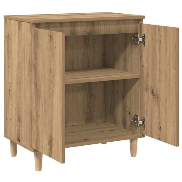 vidaXL Skjenk artisan eik 60x35x70 cm konstruert tre