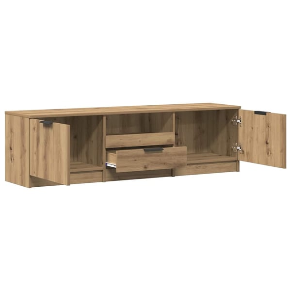 vidaXL TV-skap håndverkseik 140x35x40 cm konstruert tre
