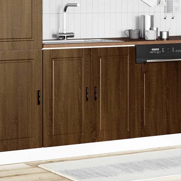 vidaXL Vask underskap Porto brun eik 80x46x81,5 cm konstruert tre