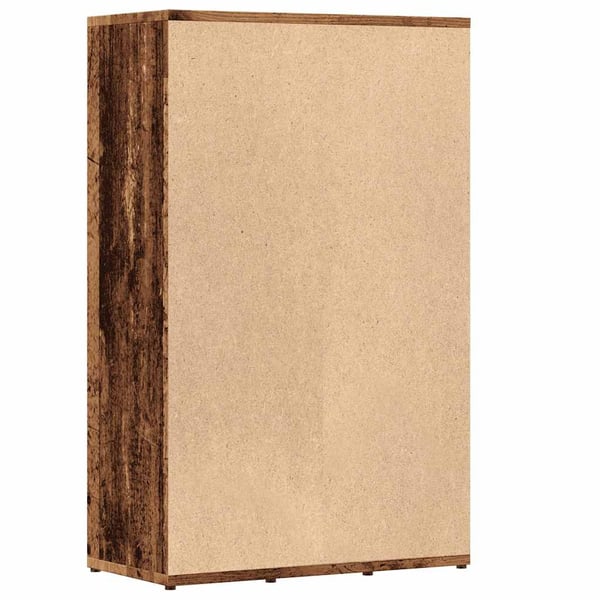vidaXL Bokhylle gammelt tre 50x25x80 cm konstruert tre