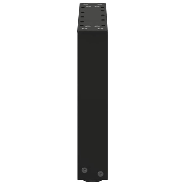vidaXL Soffbordsben U-formade 2 st svart 30x(30-31) cm stål