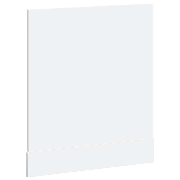 vidaXL Oppvaskmaskin panel Porto hvit 60x1,5x57 cm konstruert tre