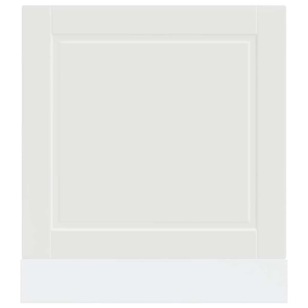 vidaXL Oppvaskmaskin panel Porto hvit 60x1,5x57 cm konstruert tre