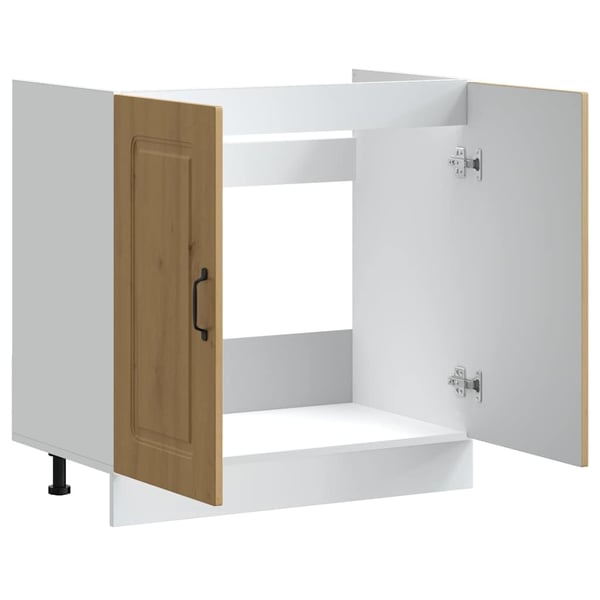 vidaXL Vask underskap Kalmar artisan eik 80x46x81,5 cm konstruert tre