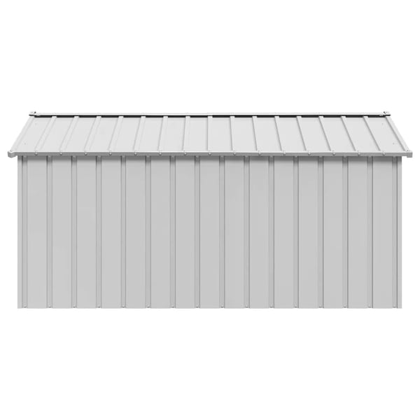 vidaXL Hundehus med tak 114x202x101 cm galvanisert stål