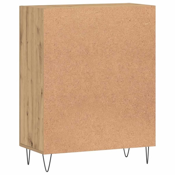 vidaXL Skjenk artisan eik 69,5x34x90 cm konstruert tre