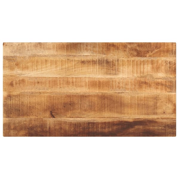vidaXL bordplade 110x50x3,8 cm rektangulær massivt ru mangotræ