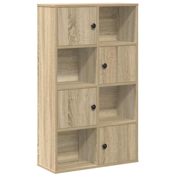 vidaXL Bokhylle sonoma eik 60x24x101,5 cm konstruert tre