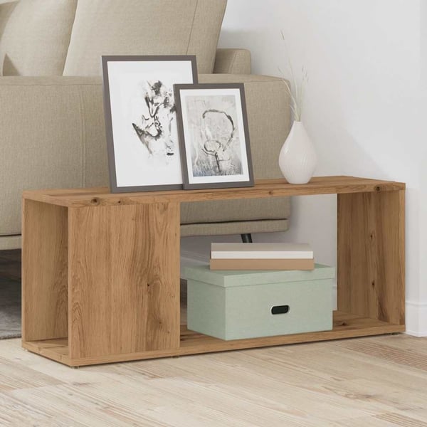 vidaXL tv-bord 80x24x32 cm konstrueret træ kunsteg