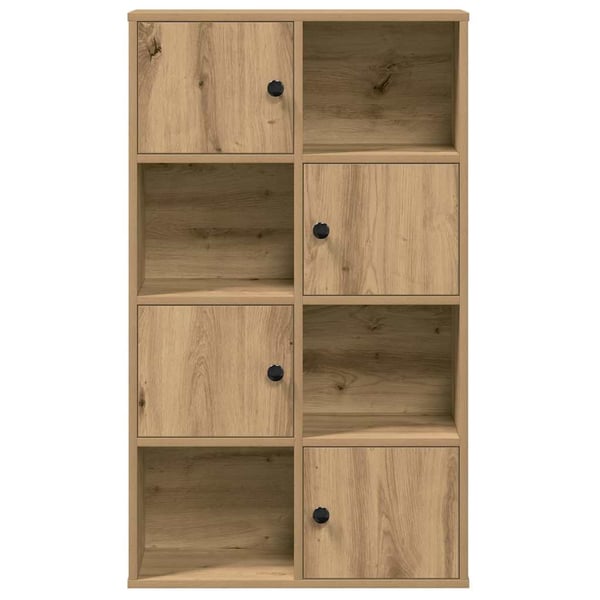 vidaXL Bokhylle artisan eik 60x24x101,5 cm konstruert tre