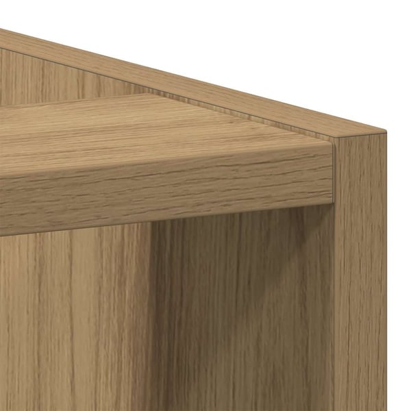 vidaXL Bunnskap "Riga" artisan eik 40x44,5x81,5 cm konstruert tre