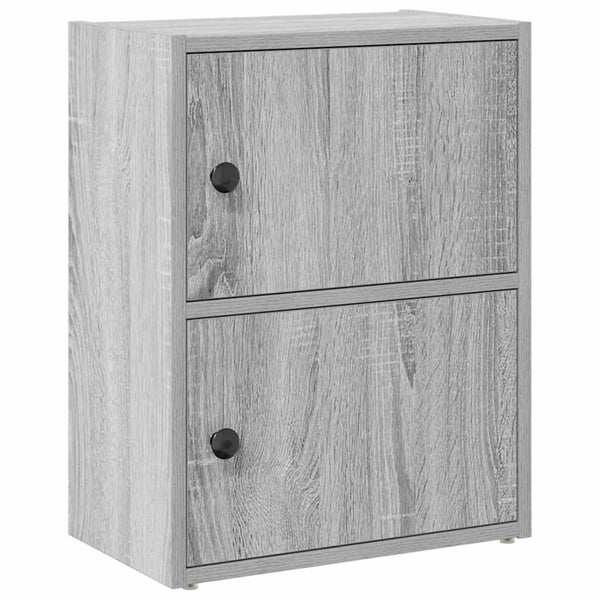 vidaXL Kirjahylly harmaa Sonoma 40x24x52 cm tekninen puu