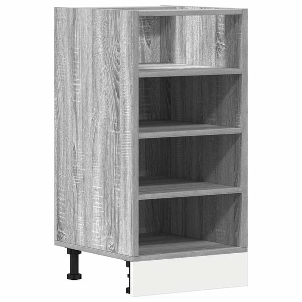vidaXL Bunnskap "Riga" grå sonoma 40x44,5x81,5 cm konstruert tre