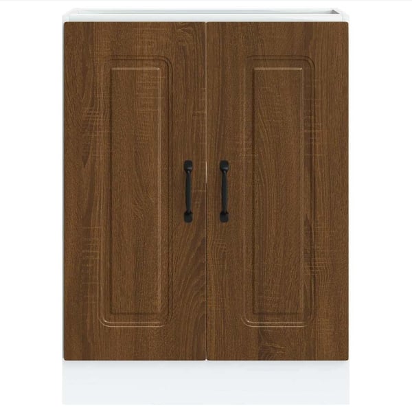 vidaXL Vask underskap Kalmar brun eik 60x46x81,5 cm konstruert tre