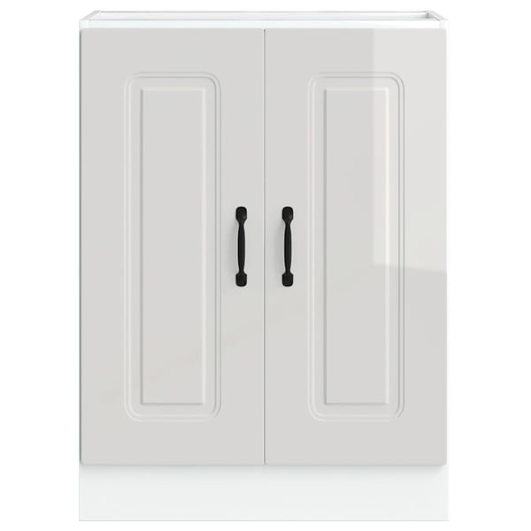 vidaXL Vask underskap Kalmar høyglans hvit 60x46x81,5cm konstruert tre