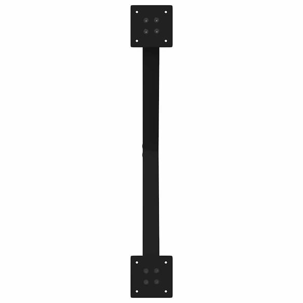 vidaXL sofabordsben X-formet 2 stk. sort 70 x (42-43) cm stål