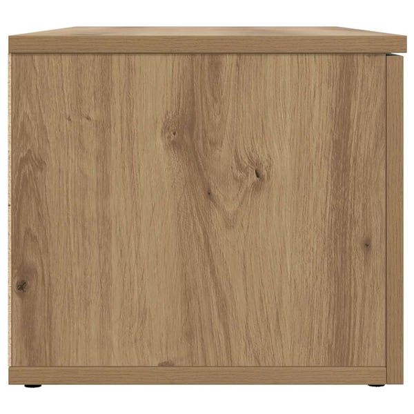 vidaXL TV-benk artisan eik 80x34x30 cm konstruert tre