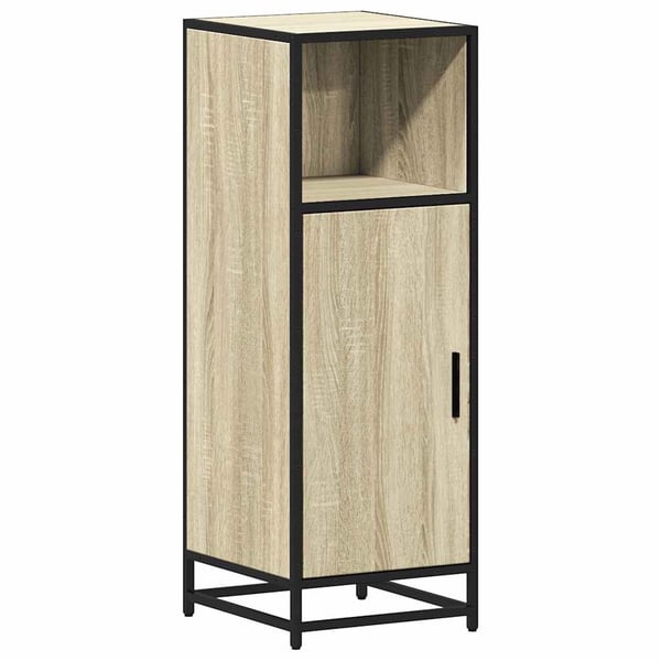 vidaXL badeværelsesskab Sonoma eg 35x37,5x100 cm konstrueret træ