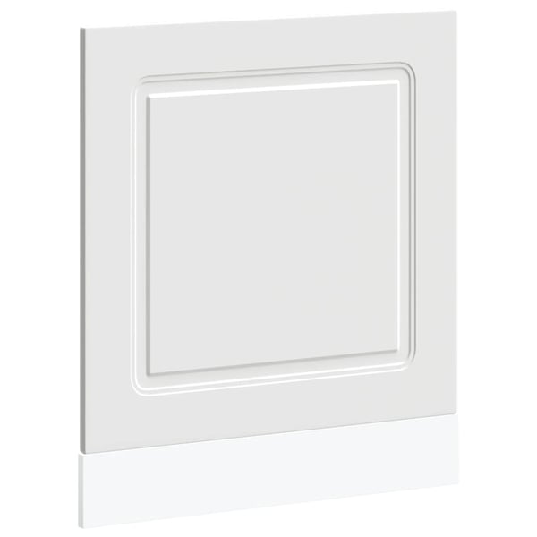 vidaXL Oppvaskmaskin panel Kalmar hvit 60x1,5x57 cm konstruert tre