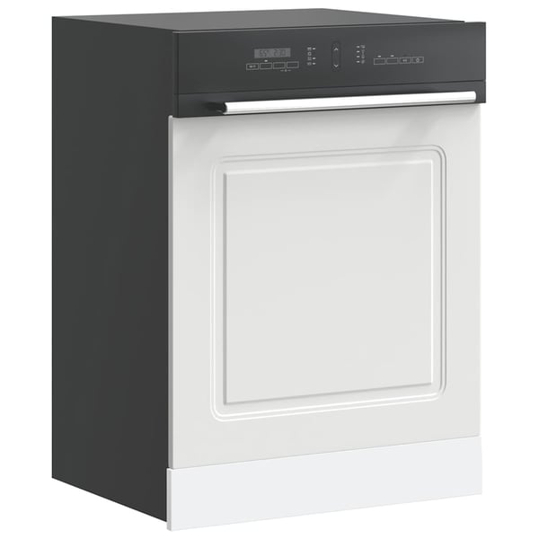 vidaXL Oppvaskmaskin panel Kalmar hvit 60x1,5x57 cm konstruert tre