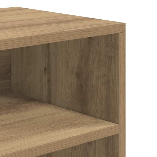 vidaXL Bokhylle artisan eik 60x30x71,5 cm konstruert tre