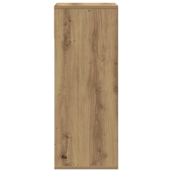 vidaXL Bokhylle artisan eik 34x31x80 cm konstruert tre