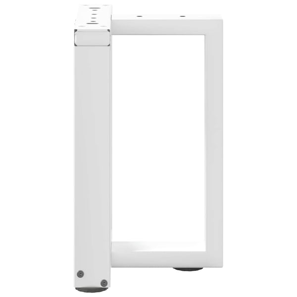 vidaXL sofabordsben T-formet 2 stk. hvid 38x25x(42-43) cm stål