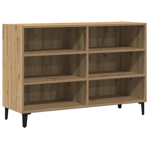 vidaXL Skjenk artisan eik 103,5x35x70 cm konstruert tre
