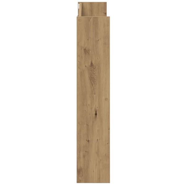 vidaXL væghængt skoreol 80x18x90 cm konstrueret træ kunsteg